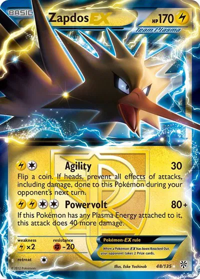 Zapdos EX (Team Plasma) 