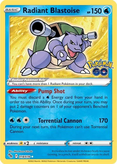 Radiant Blastoise 