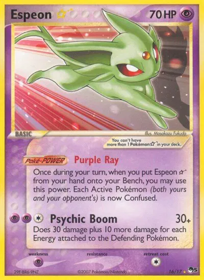 Espeon Star Gold Star 