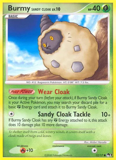 Burmy Sandy Cloak 