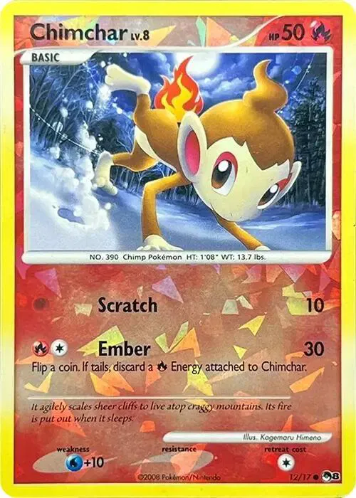 Chimchar (Cracked Ice Holo) 