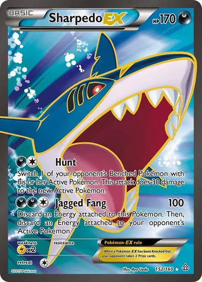 Sharpedo EX (152 Full Art) 