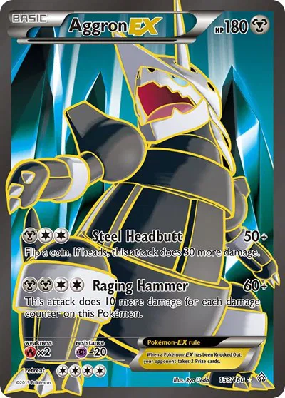 Aggron EX (153 Full Art) 