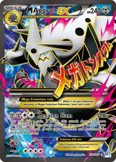 M Aggron EX (154 Full Art) 