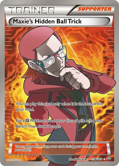 Maxie's Hidden Ball Trick (158 Full Art) 