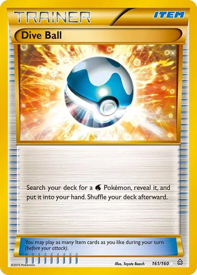 Dive Ball (161 Secret Rare) 