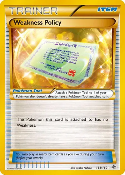Weakness Policy (164 Secret Rare) 