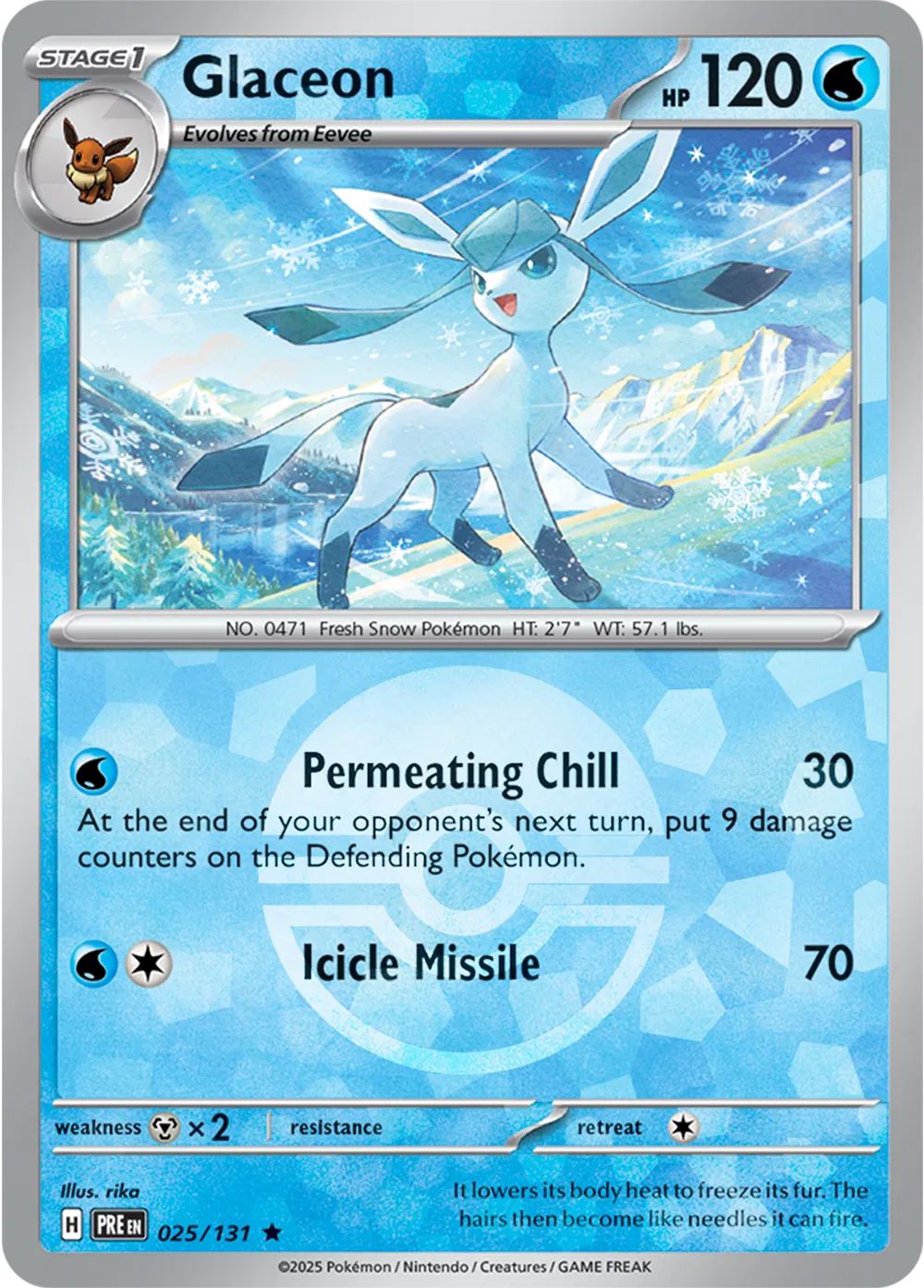 Glaceon (Poke Ball Pattern) 