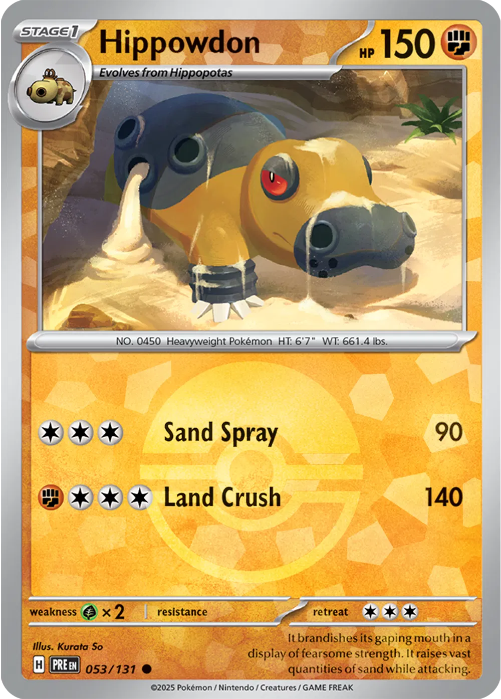 Hippowdon (Poke Ball Pattern) 