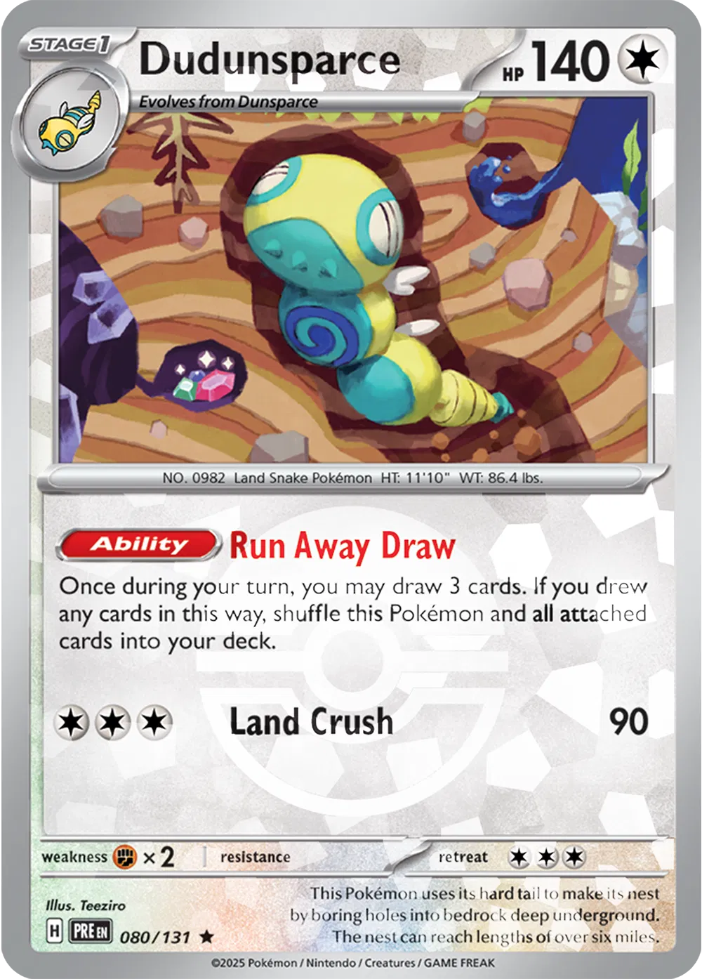 Dudunsparce (Poke Ball Pattern) 