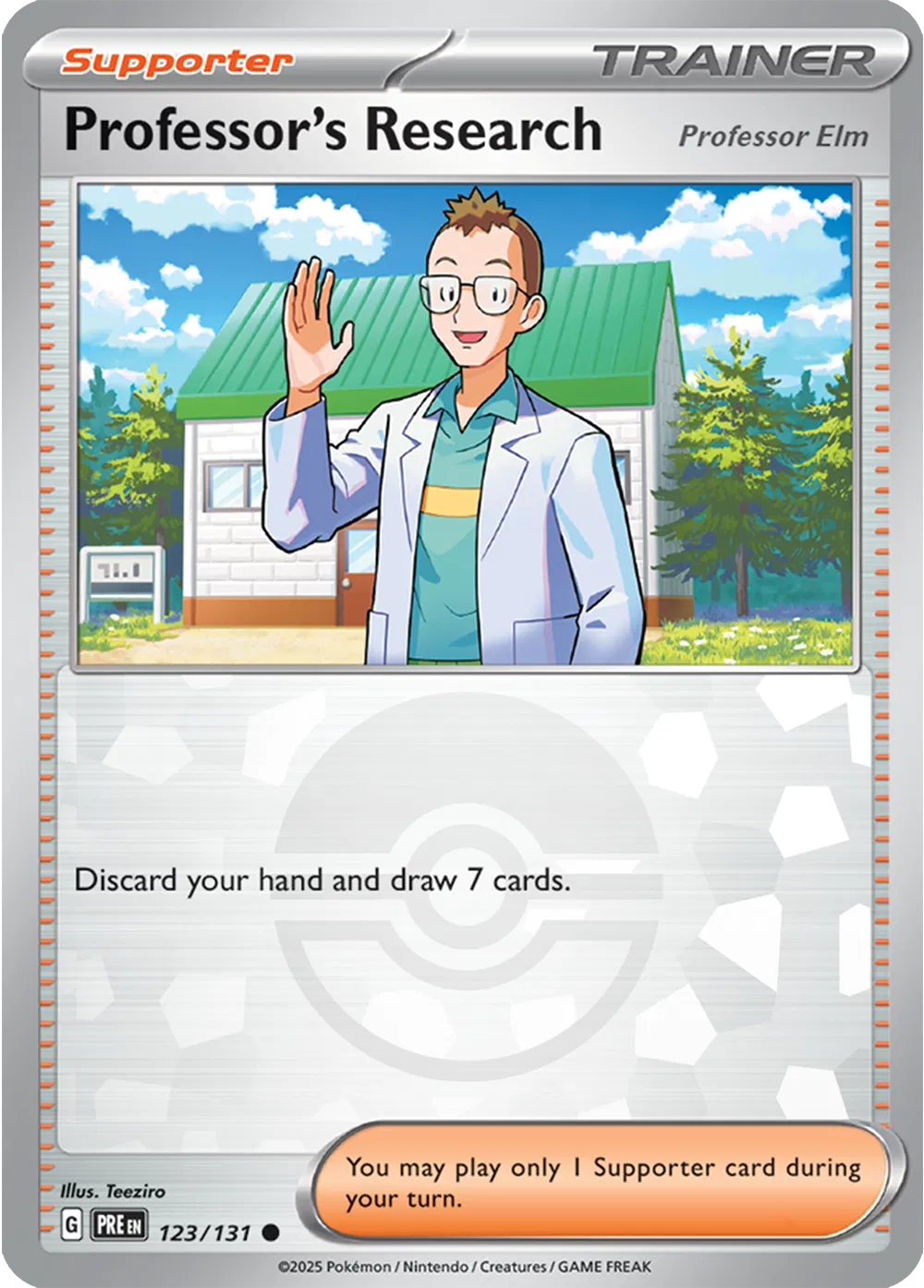 Professor's Research [Professor Elm] (Poke Ball Pattern) 