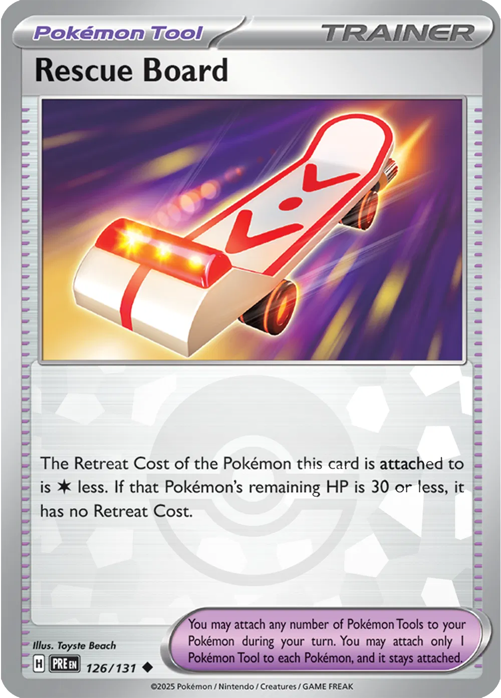 Rescue Board (Poke Ball Pattern) 