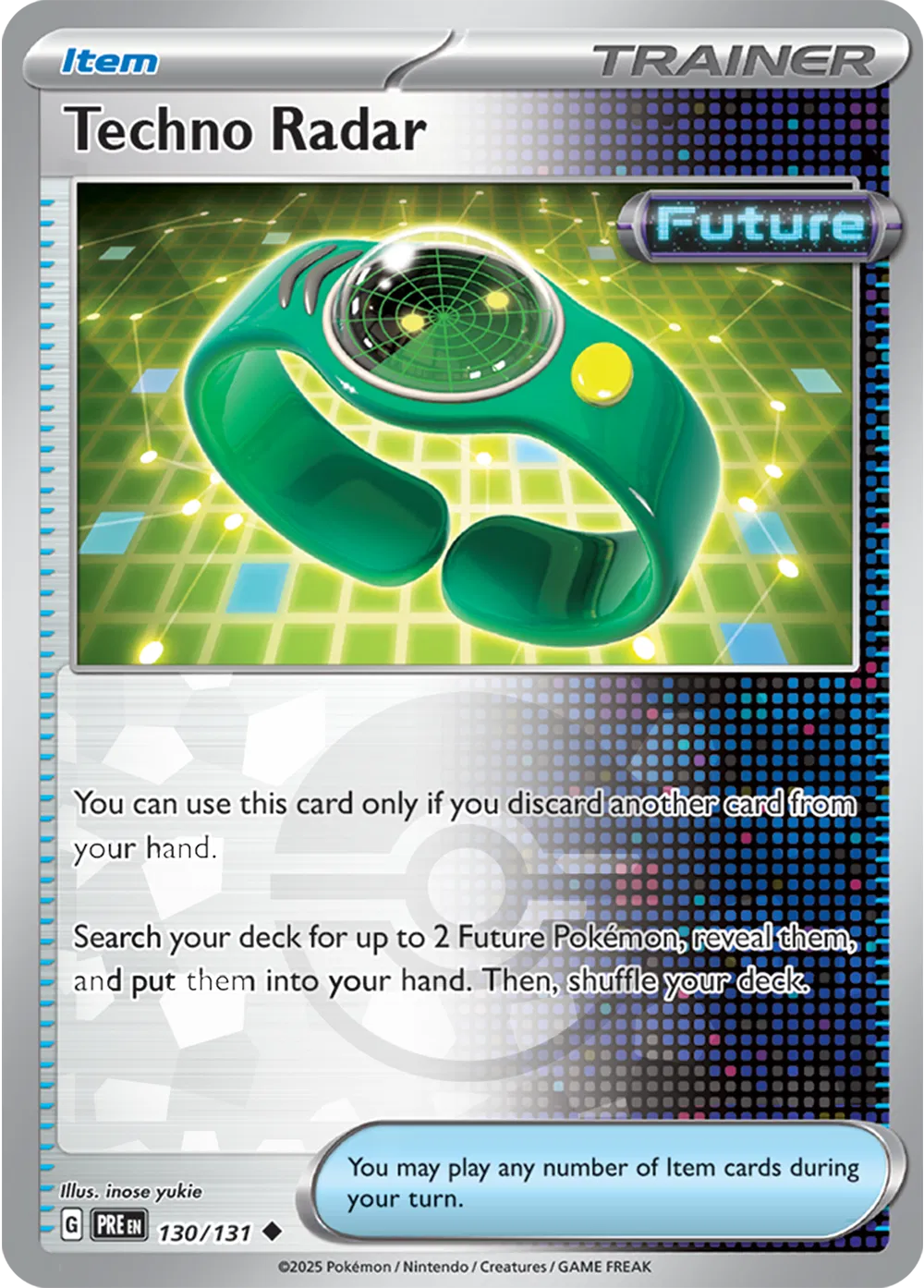 Techno Radar (Poke Ball Pattern) 