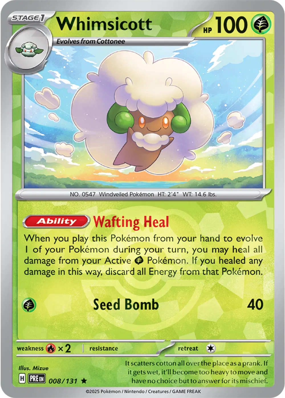 Whimsicott (Master Ball Pattern) 