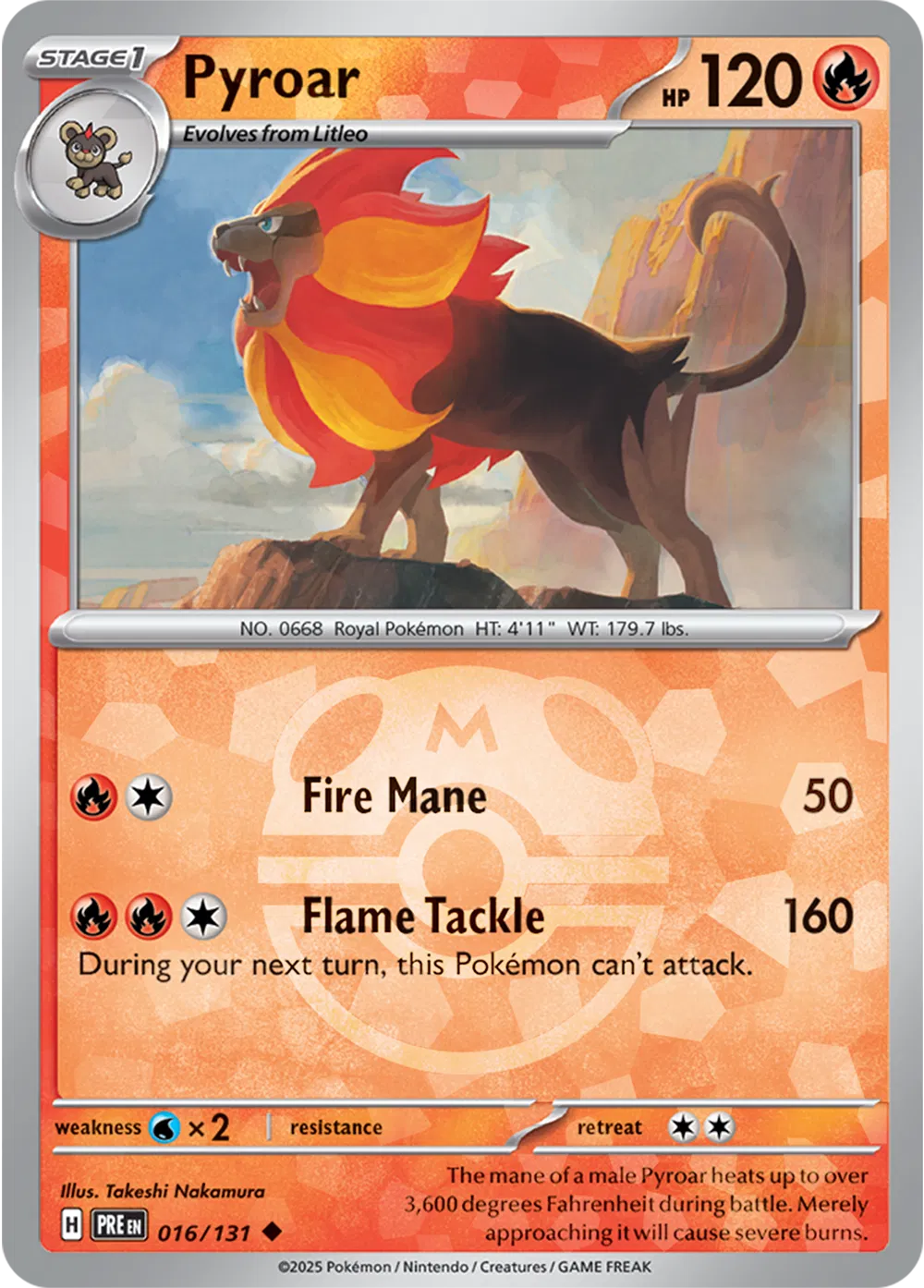 Pyroar (Master Ball Pattern) 
