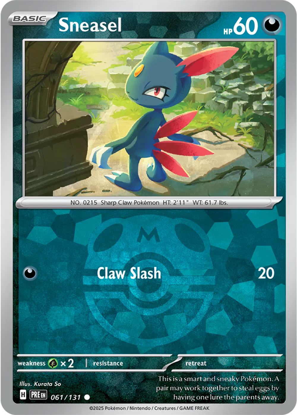 Sneasel (Master Ball Pattern) 