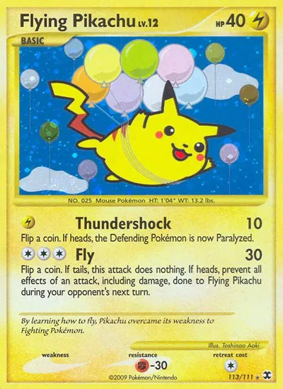 Flying Pikachu 