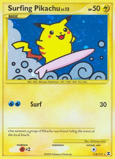 Surfing Pikachu 
