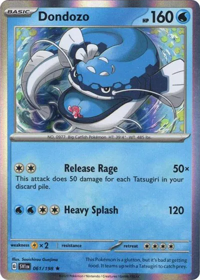 Dondozo - 061/198 (Line Holo) 