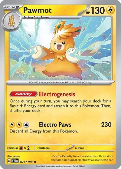 Pawmot - 076/198 (Line Holo) 