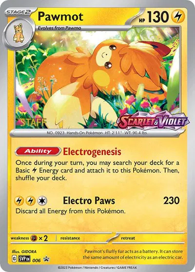 Pawmot (Prerelease) [Staff] 