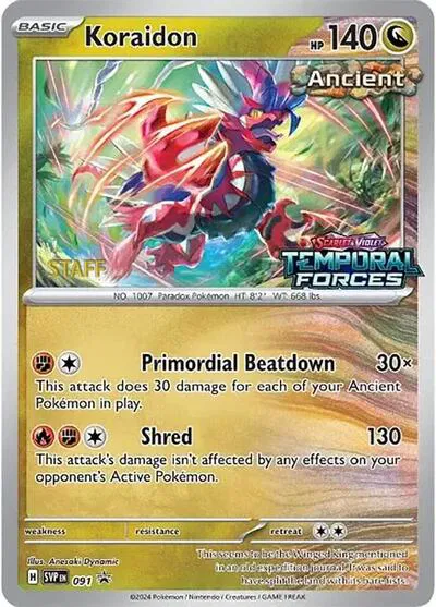 Koraidon (Prerelease) [Staff] 
