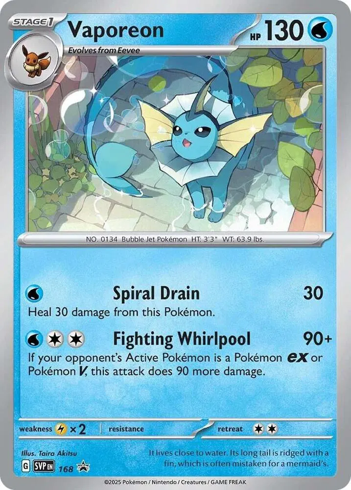 Vaporeon (Cosmos Holo) 