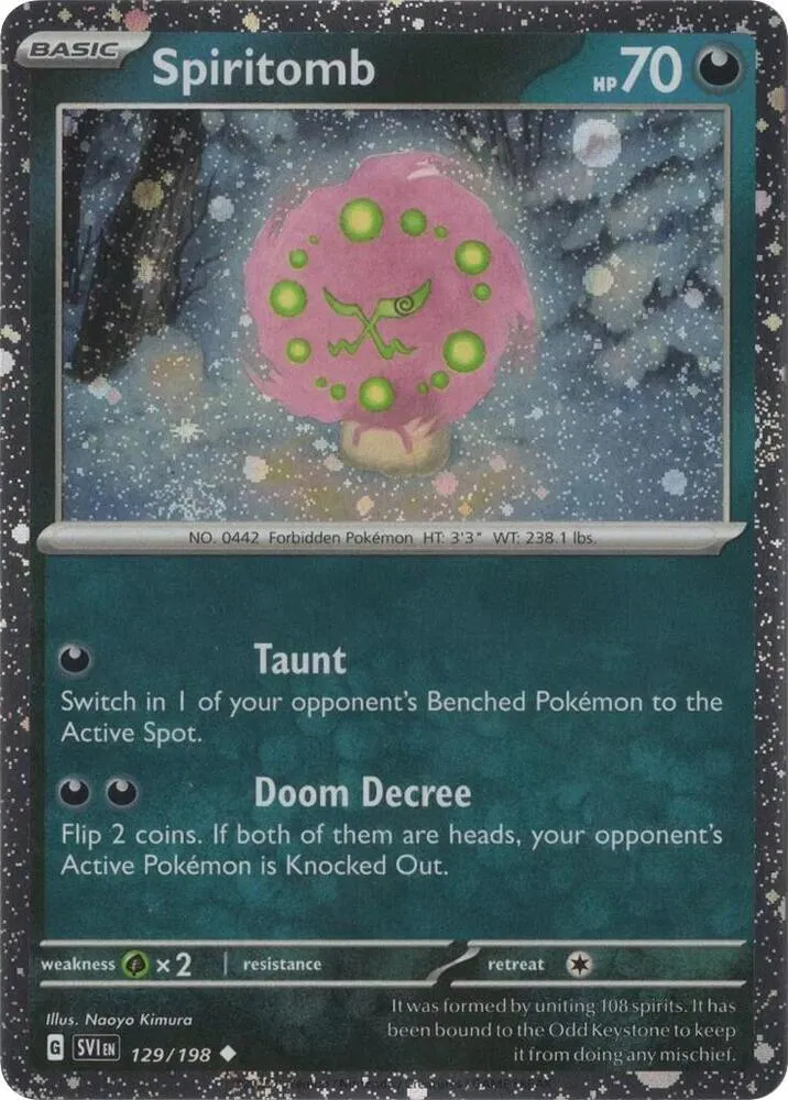 Spiritomb - 129/198 (Cosmo Holo) 