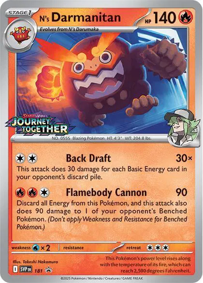 N's Darmanitan (Prerelease) 