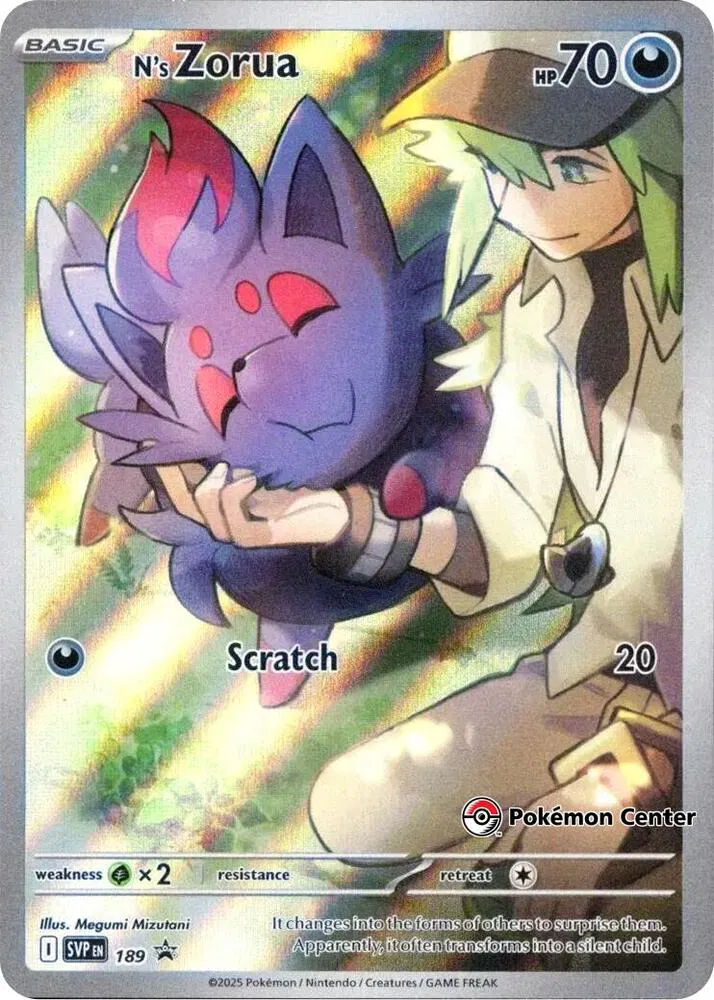 N's Zorua (Pokemon Center Exclusive) 