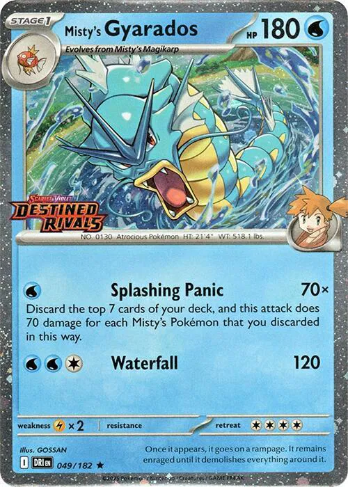 Misty's Gyarados (Prerelease) 