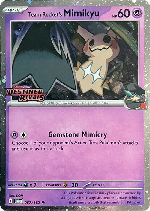 Team Rocket's Mimikyu (Prerelease) 