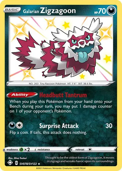 Galarian Zigzagoon 