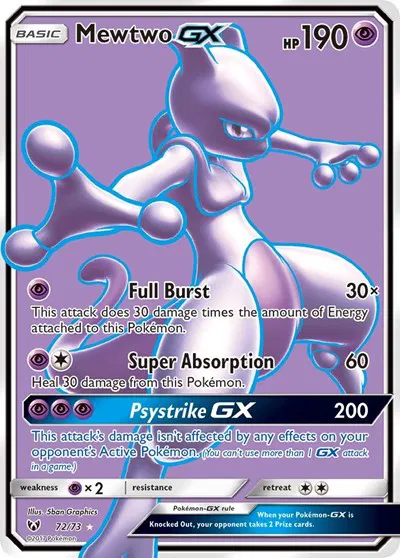 Mewtwo GX (Full Art) 