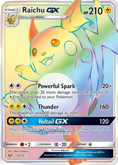 Raichu GX (Secret) 