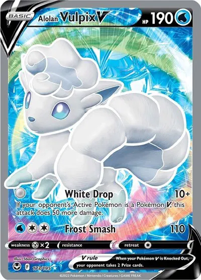 Alolan Vulpix V (Full Art) 