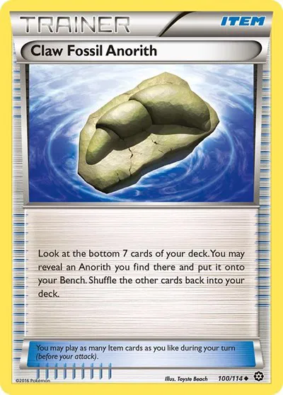 Claw Fossil Anorith 