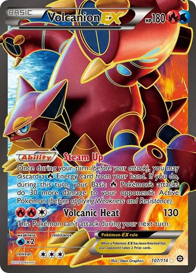 Volcanion EX (Full Art) 