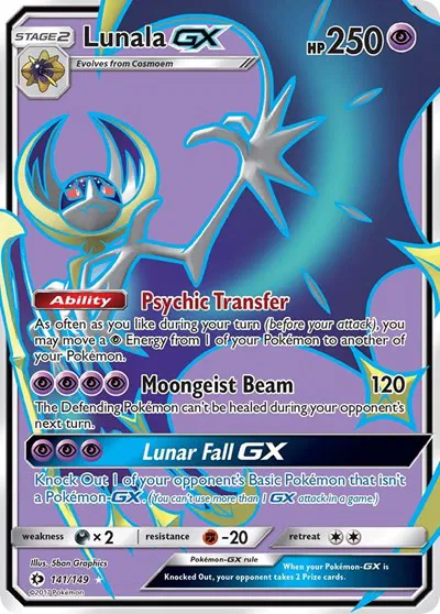 Lunala GX (Full Art) 