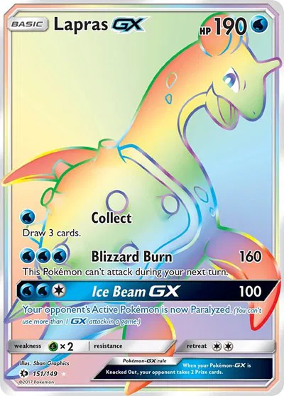 Lapras GX (Secret) 