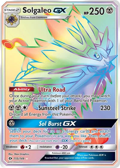 Solgaleo GX (Secret) 