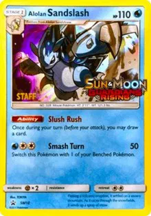 Alolan Sandslash (Staff Prerelease) 