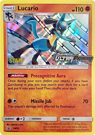 Lucario (Staff Prerelease) 