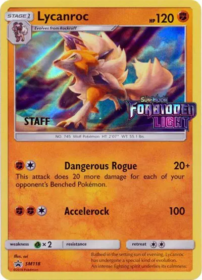 Lycanroc (Staff Prerelease) 