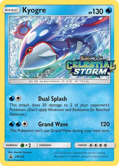 Kyogre (Prerelease) 