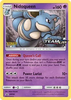 Nidoqueen (Staff) 