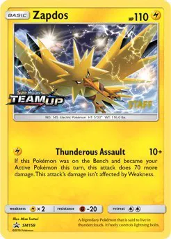 Zapdos (Staff) 