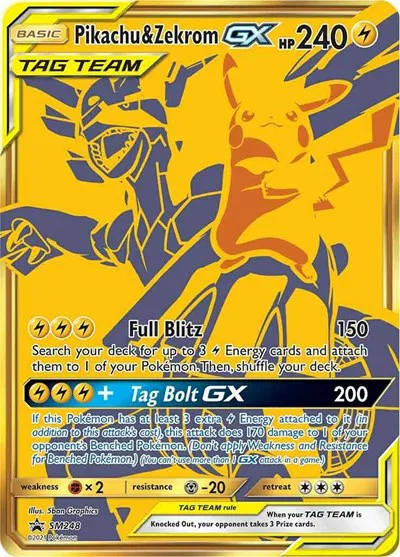 Pikachu & Zekrom GX  