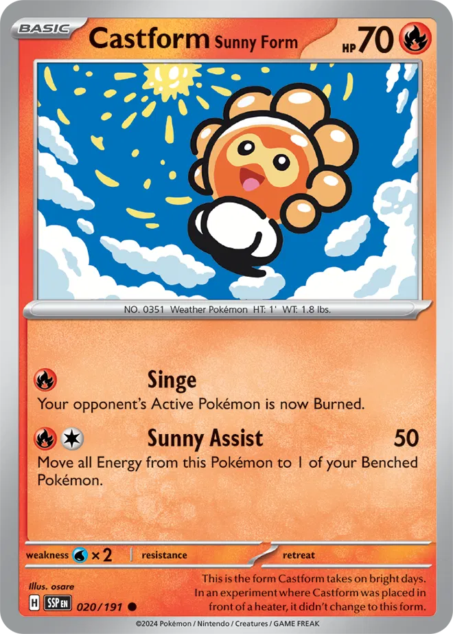 Castform Sunny Form 