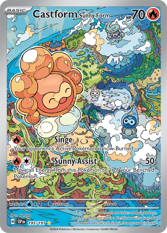 Castform Sunny Form 